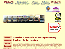Tablet Screenshot of ingramsremovals.com